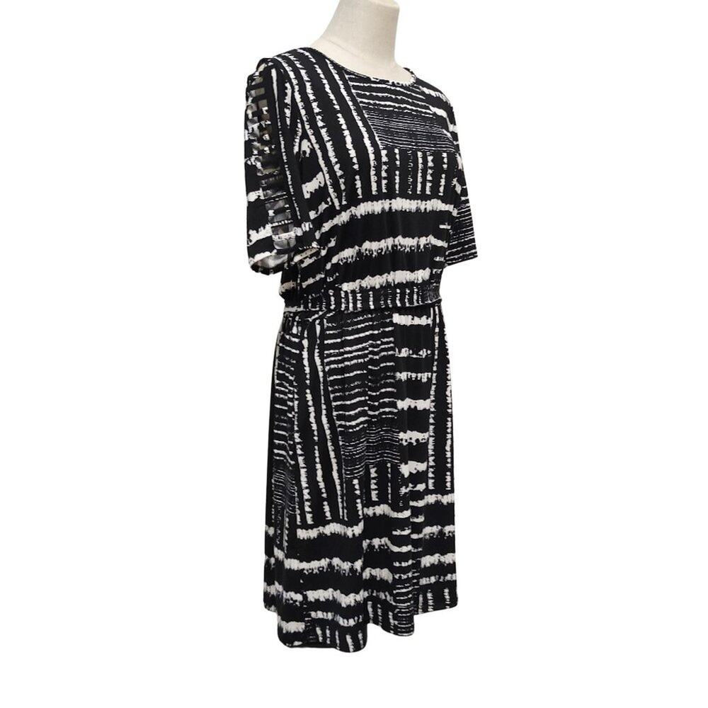 Robert Louis Black & White Dress